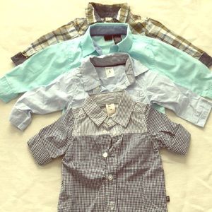 Baby button down top bundle!
